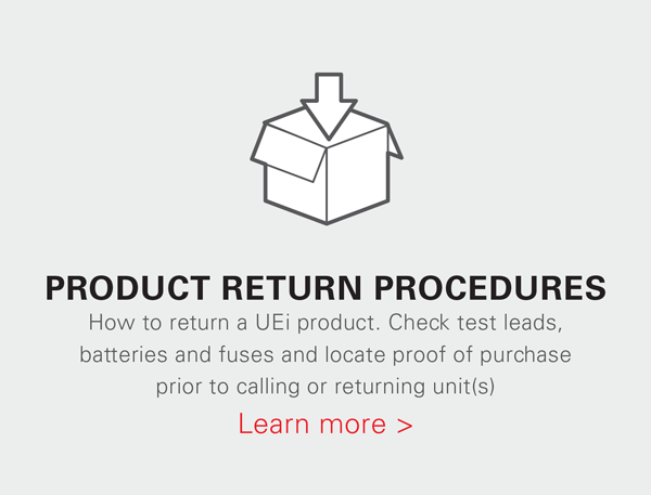 Product Return Procedures