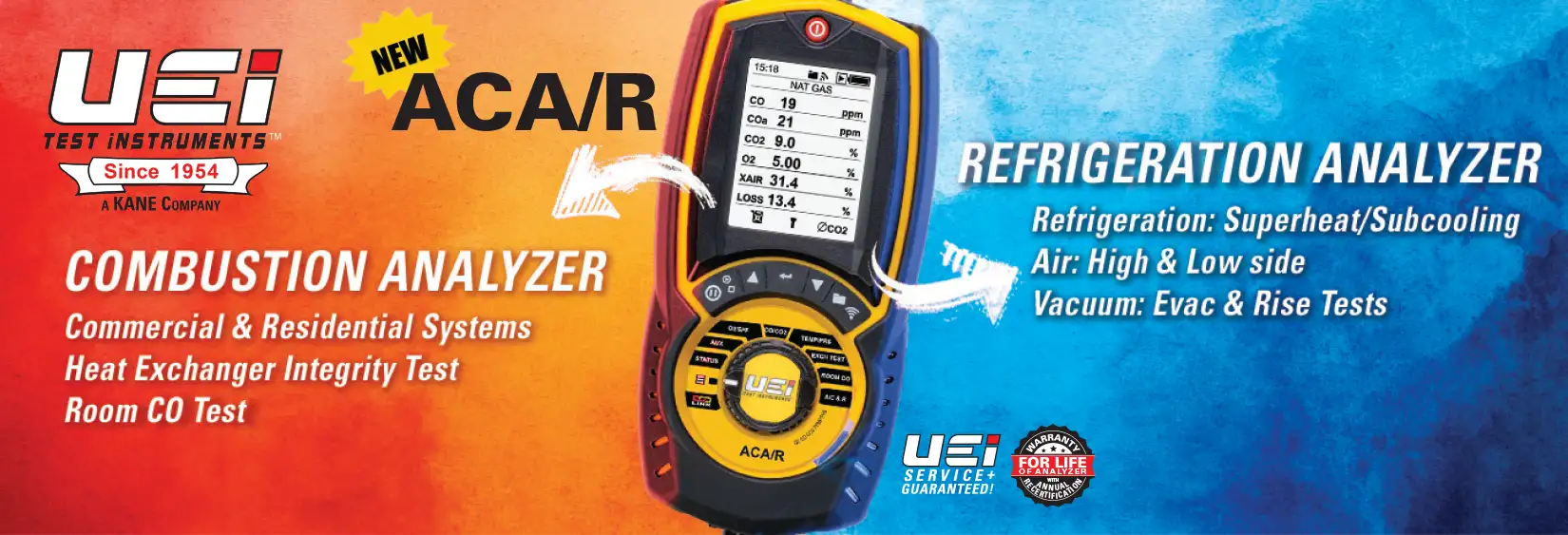 Combustion and Refrigerant Analysis in one Meter