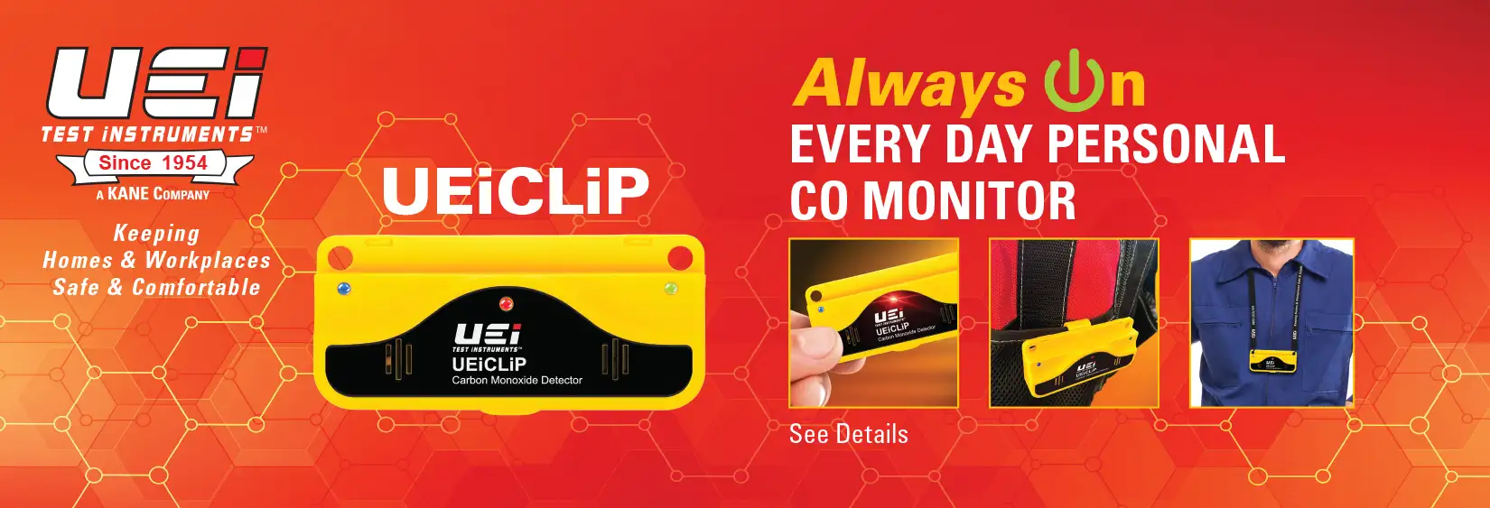 Meet the everyday CO Monitor