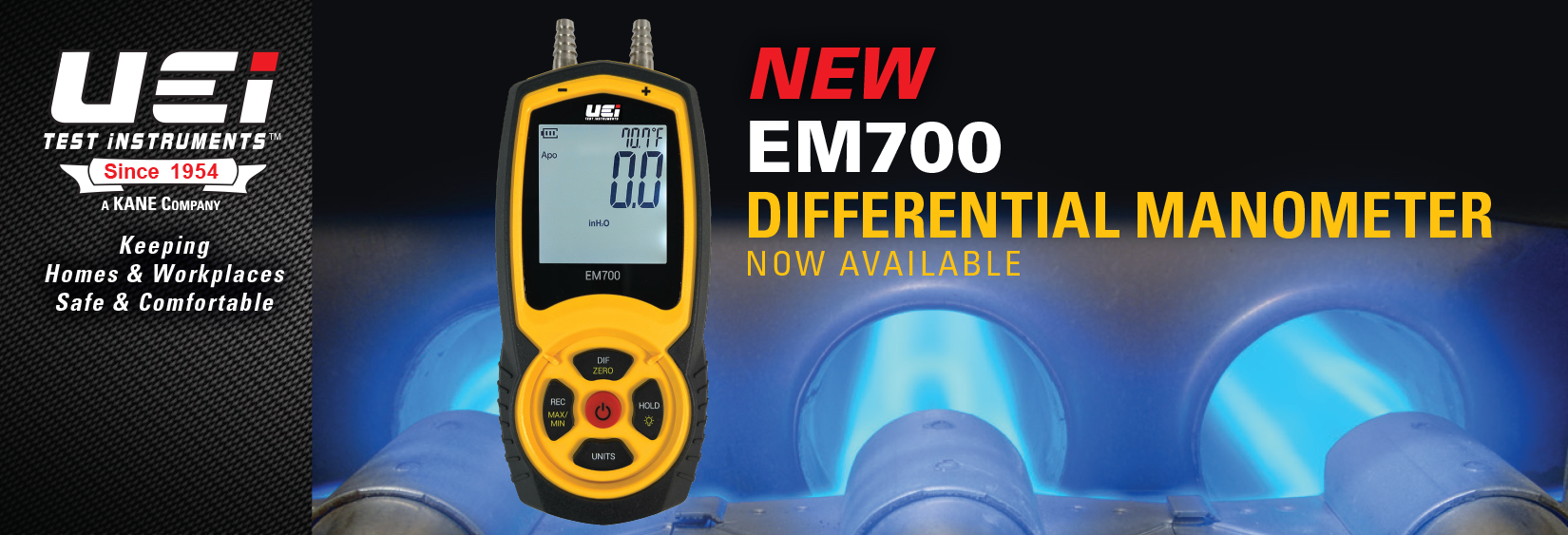 New Differential Manometer for Gas Pressure