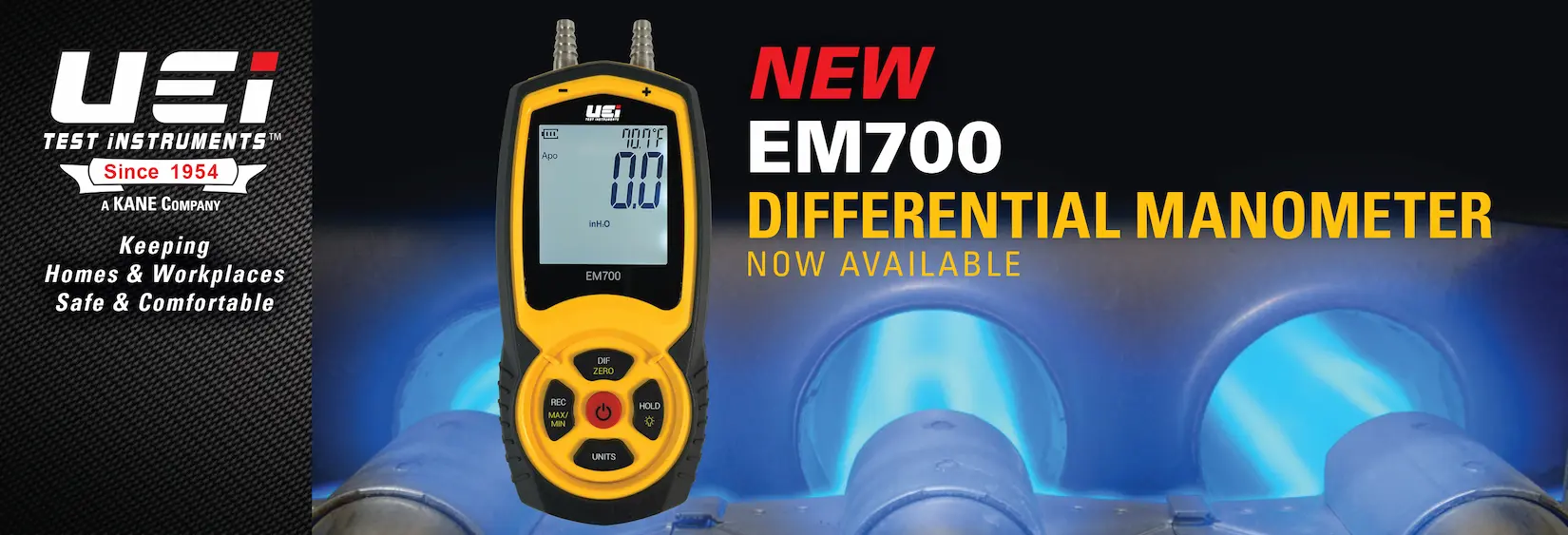 New Differential Manometer for Gas Pressure