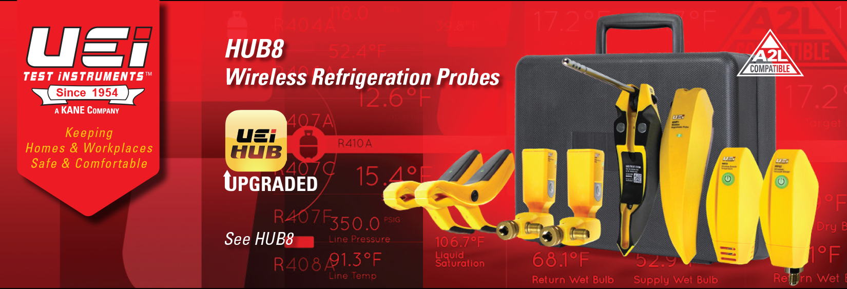Wireless refrigerant probes