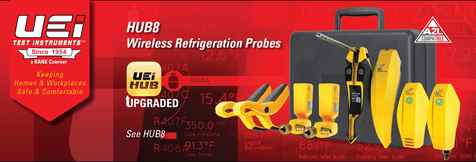 Wireless refrigerant probes