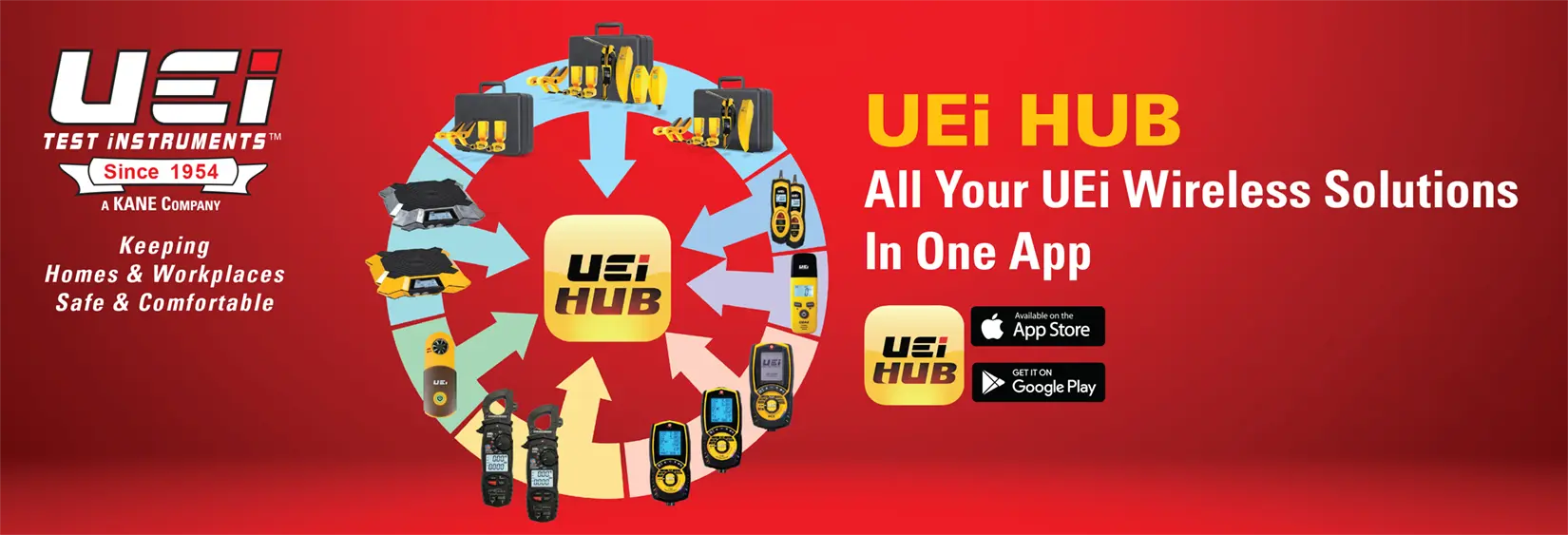 UEi HUB Available on Android and iOS