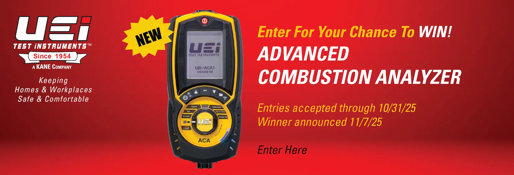 Enter for a chance to win an ACA