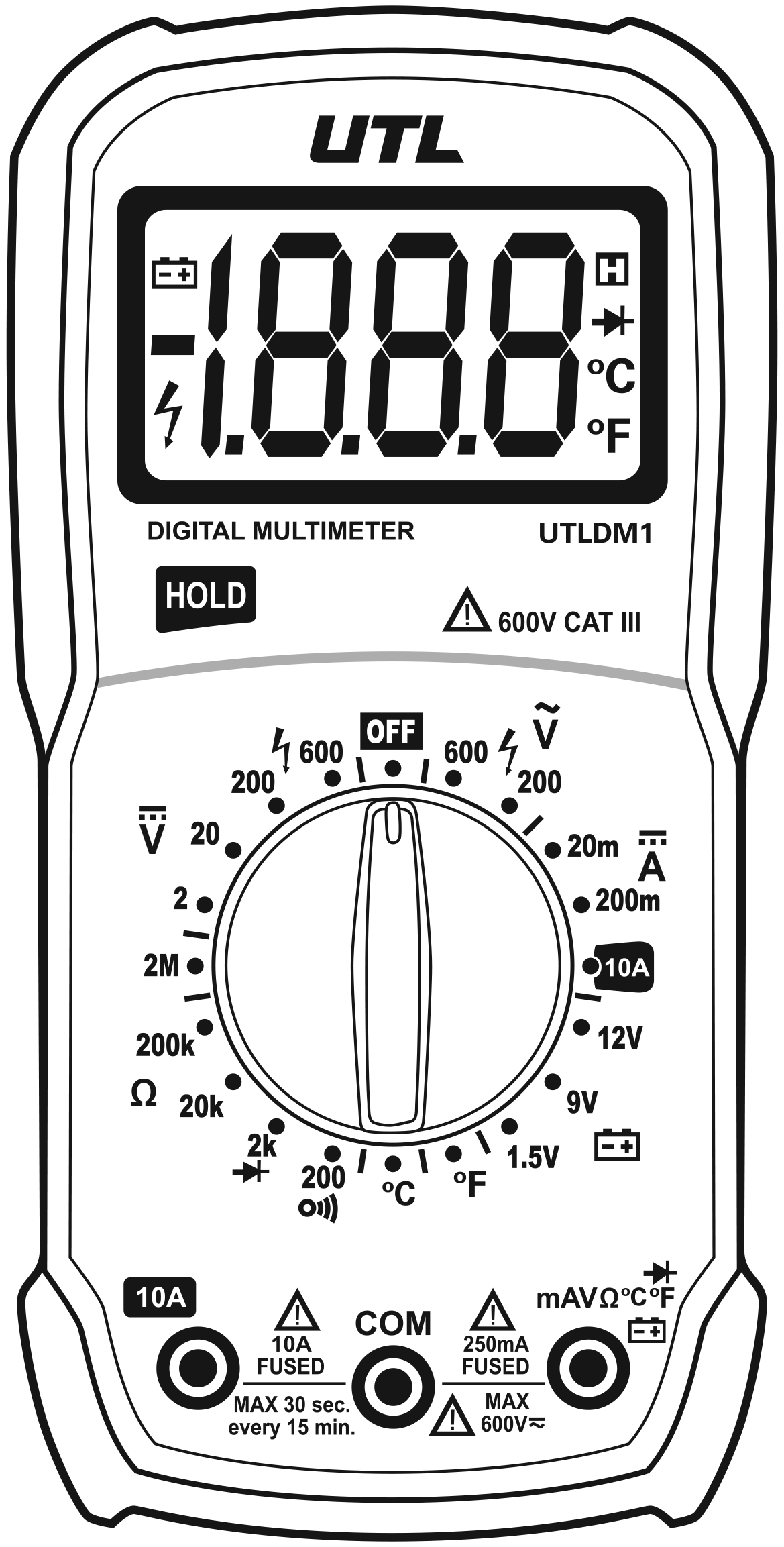 Manual Ranging Digital Multimeter - eTesters.com