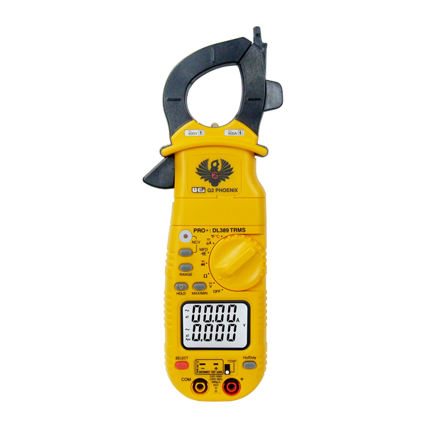 DL389 - TRMS DUAL DISPLAY CLAMP METER | Kane USA