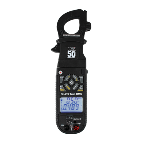 DL489 - TRUE RMS DIGITAL CLAMP METER W/ DC AMPS | Kane USA