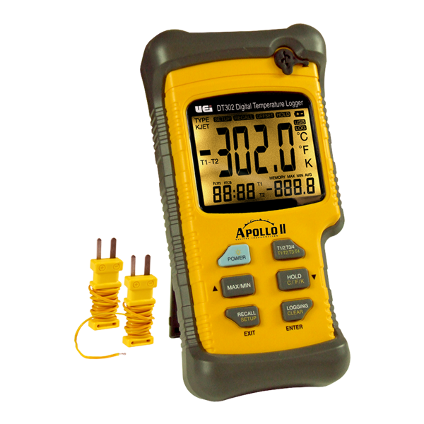 DT302 - DUAL INPUT LOGGING THERMOMETER | Kane USA
